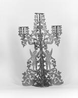 chandeliers d'autel (4), croix d'autel (garniture d'autel)