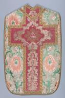 chasuble blanche avec étole et manipule