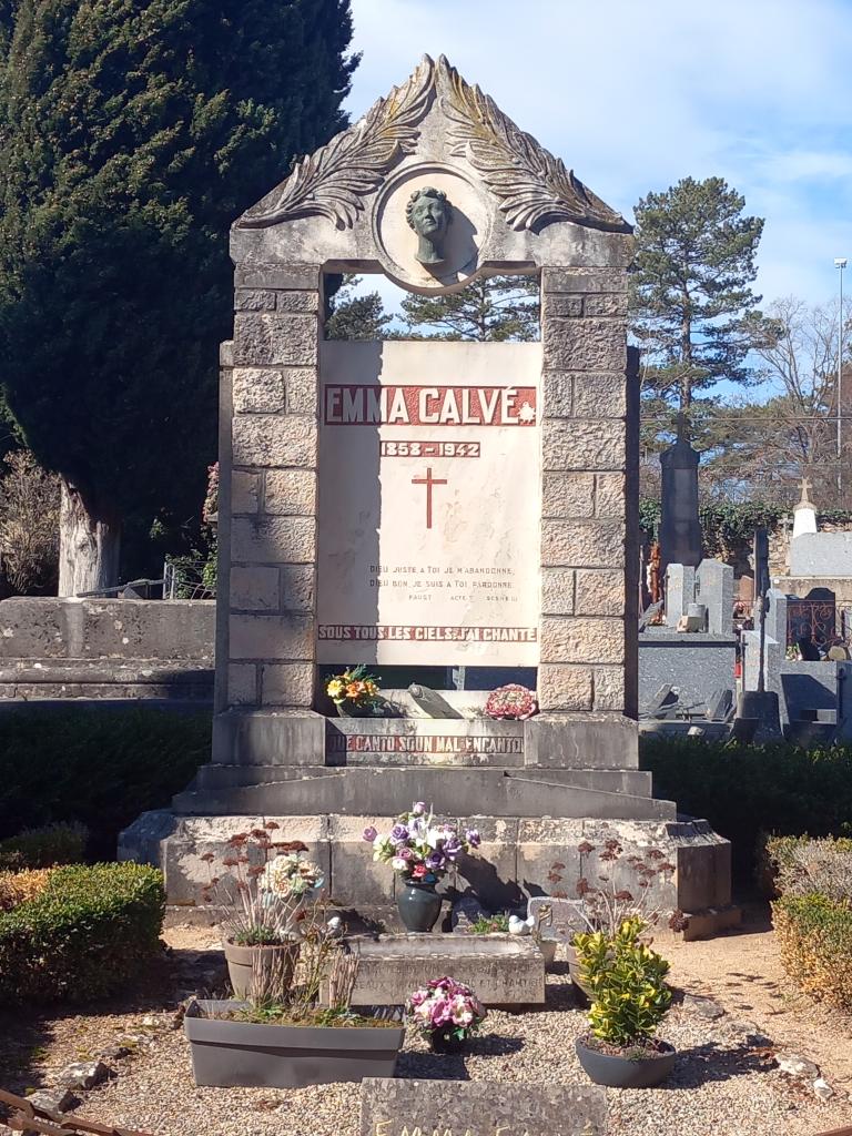 Tombe d'Emma Calvé