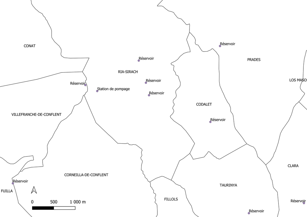 Ensemble des fontaines et lavoirs de la commune de Ria-Sirach