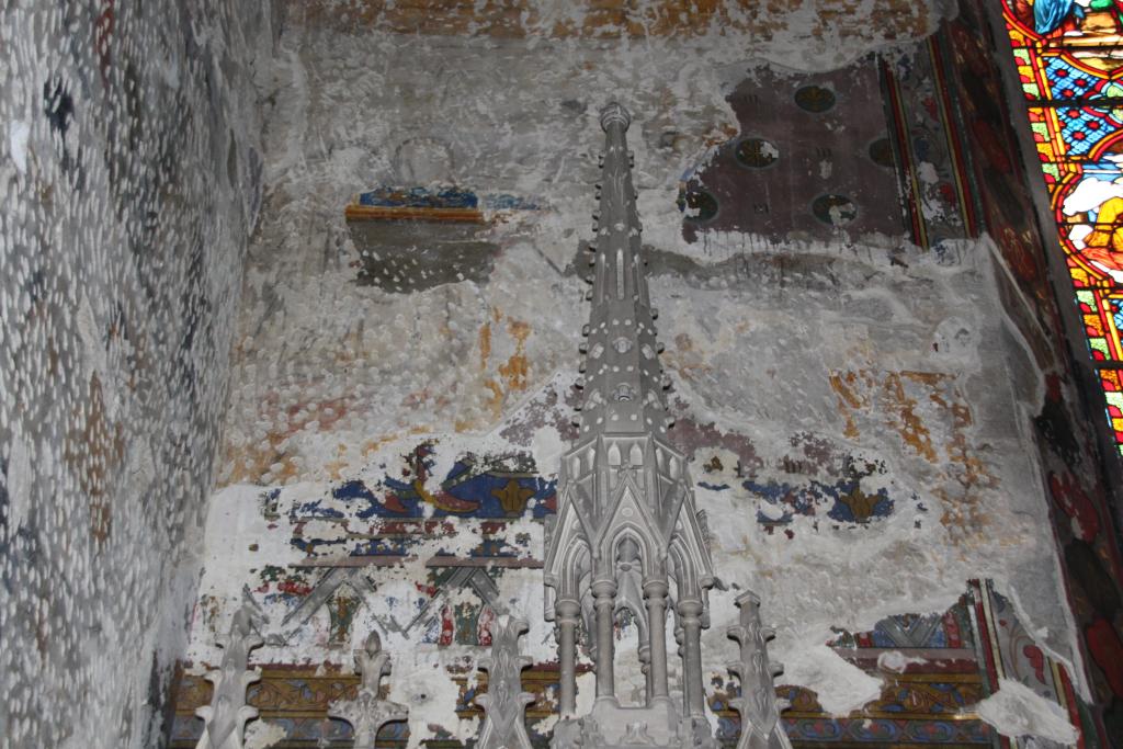 peinture monumentale de la chapelle n°9 : scènes de la vie de saint Jean-Baptiste