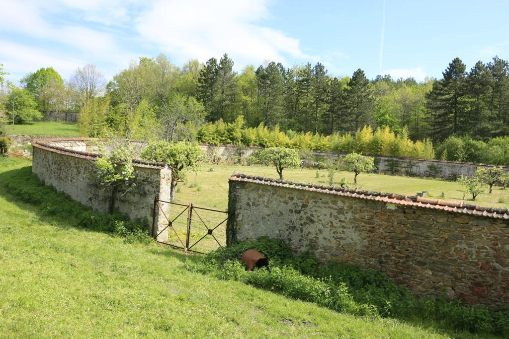 jardin d'agrément de l'abbaye de Loc-Dieu