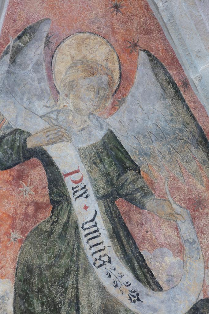 Peintures monumentales de la voûte de la chapelle du Saint-Sacrement