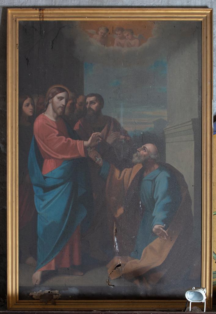 Tableau : remise des clés à saint Pierre