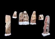 groupe sculpté de la Mise au tombeau