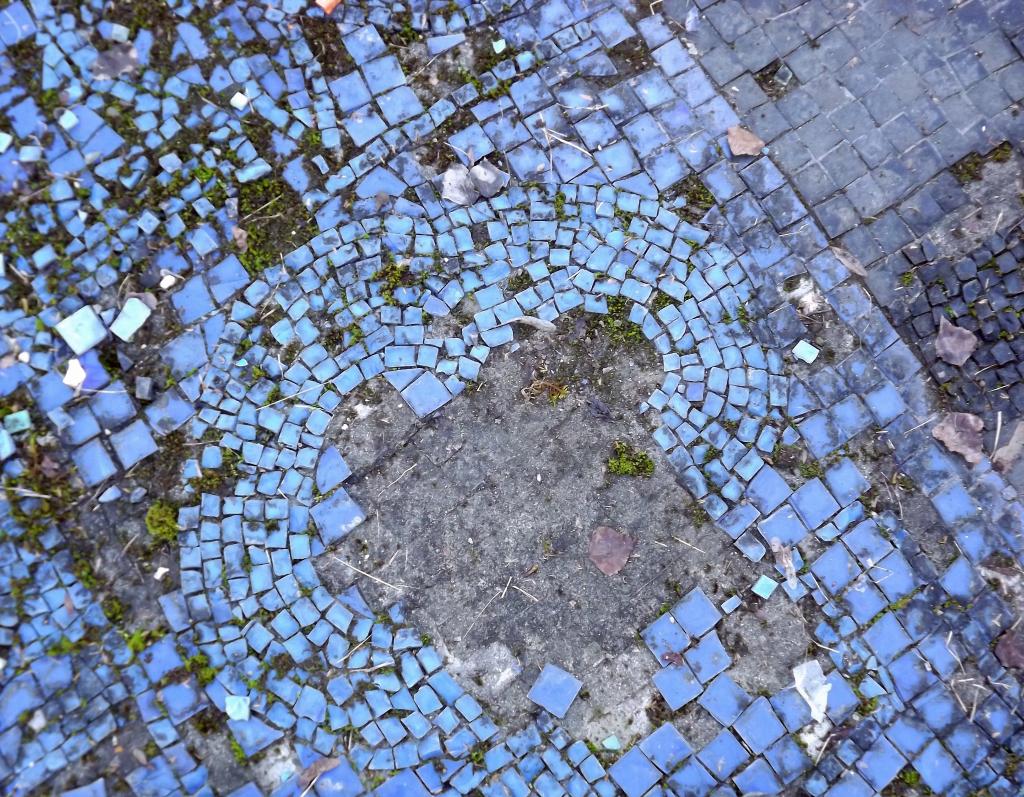 bassin en mosaïque