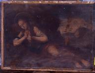 2 tableaux (en pendant) : saint Antoine de Padoue, sainte Madeleine
