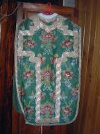 chasuble , étole de clerc ornement vert 1