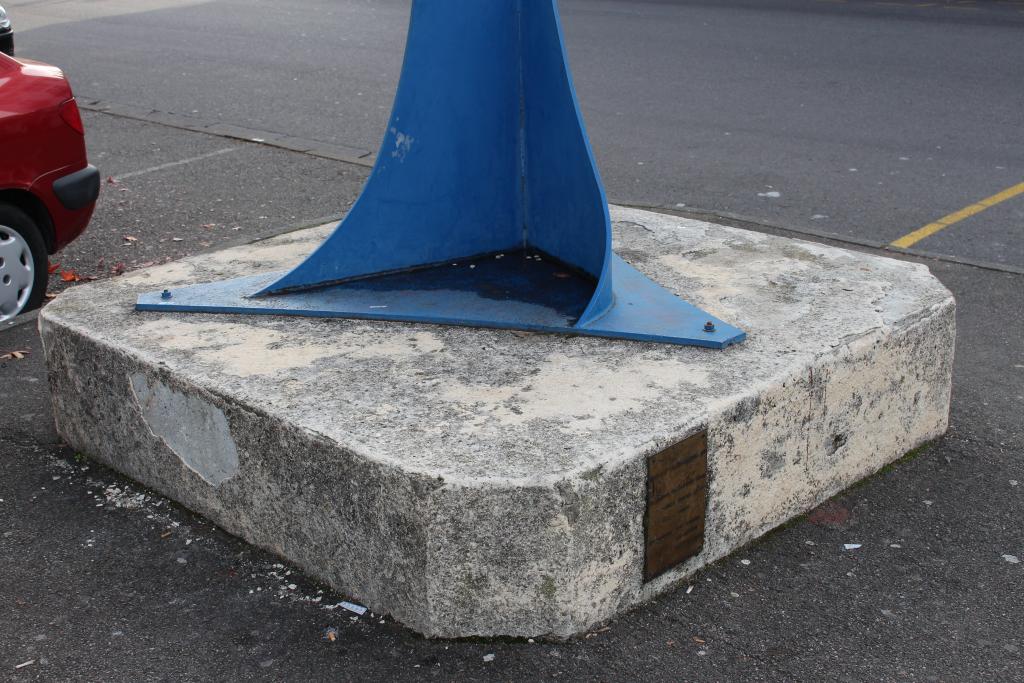 statue : la palombe bleue
