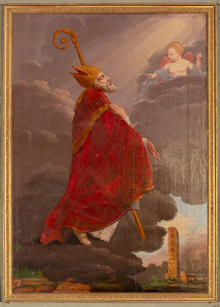 tableau et retable de saint Guiraud