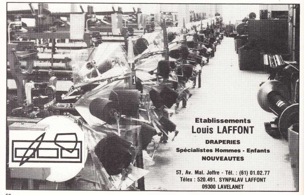 tissage de laine Louis Laffont