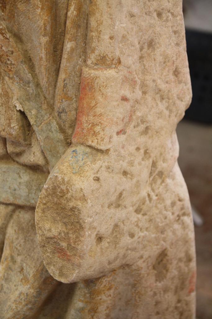 groupe sculpté de la Mise au tombeau
