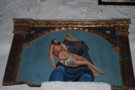 panneau peint de la Vierge de Pitié