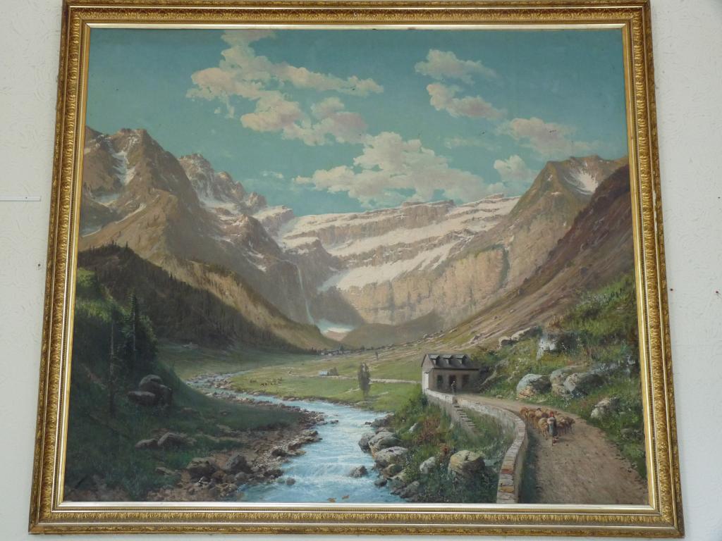 Tableau: vue du cirque de Gavarnie