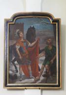 tableau : Charité de saint Martin