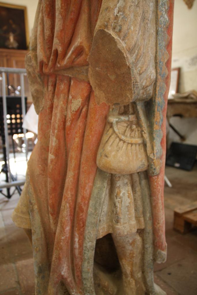 groupe sculpté de la Mise au tombeau