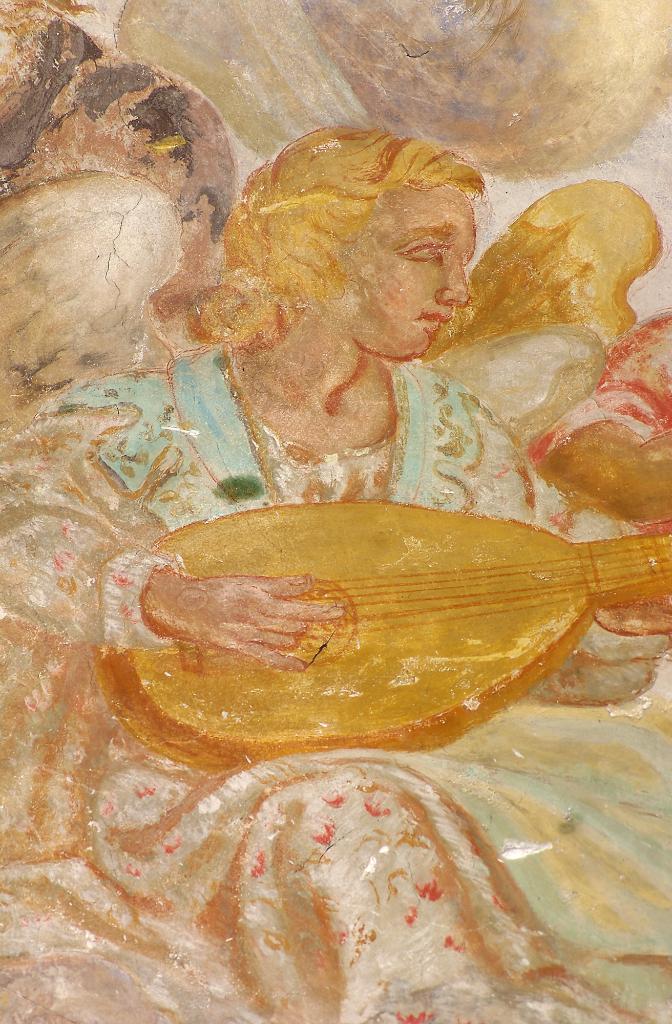 peinture monumentale du choeur : Glorification de la Vierge