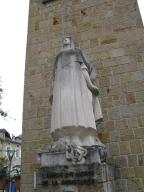 statue de la Liberté et médaillon Cros