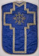 chasuble violette avec étole, manipule et bourse de corporal (n° 30)