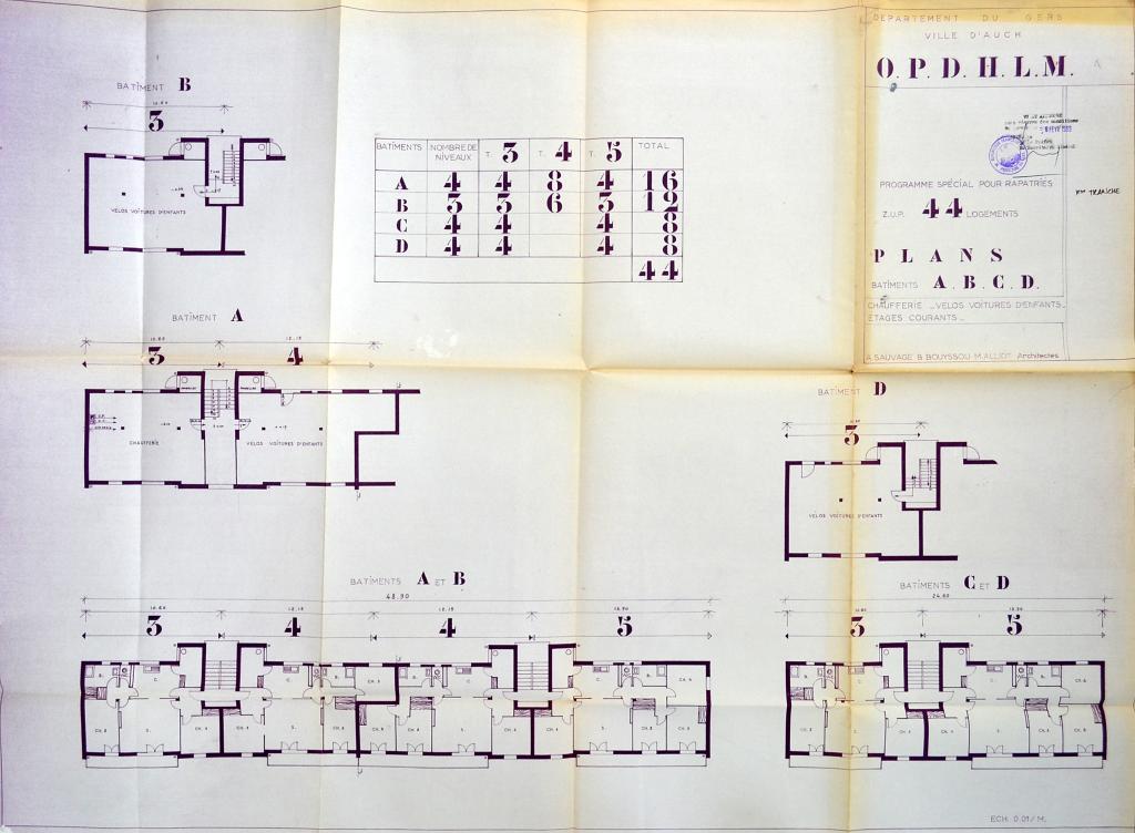 ensemble de 44 logements programme Rapatriés