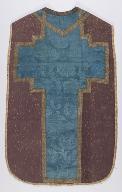 Chasuble violette et bleue