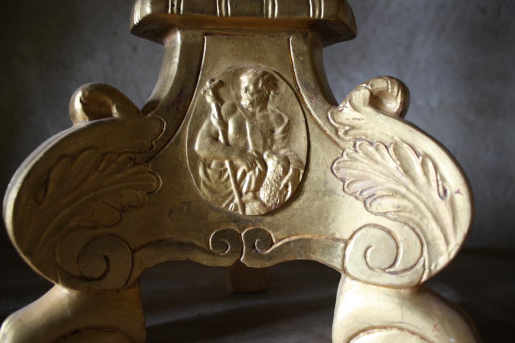autel secondaire de saint Lizier, retable, tabernacle, statue : saint Lizier, 6 chandeliers