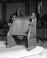 siège de l'évêque Grimardias (stalle de célébrant)