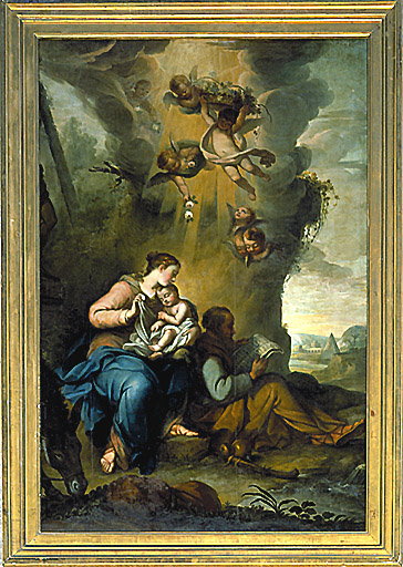 tableau : Repos pendant la fuite en Egypte
