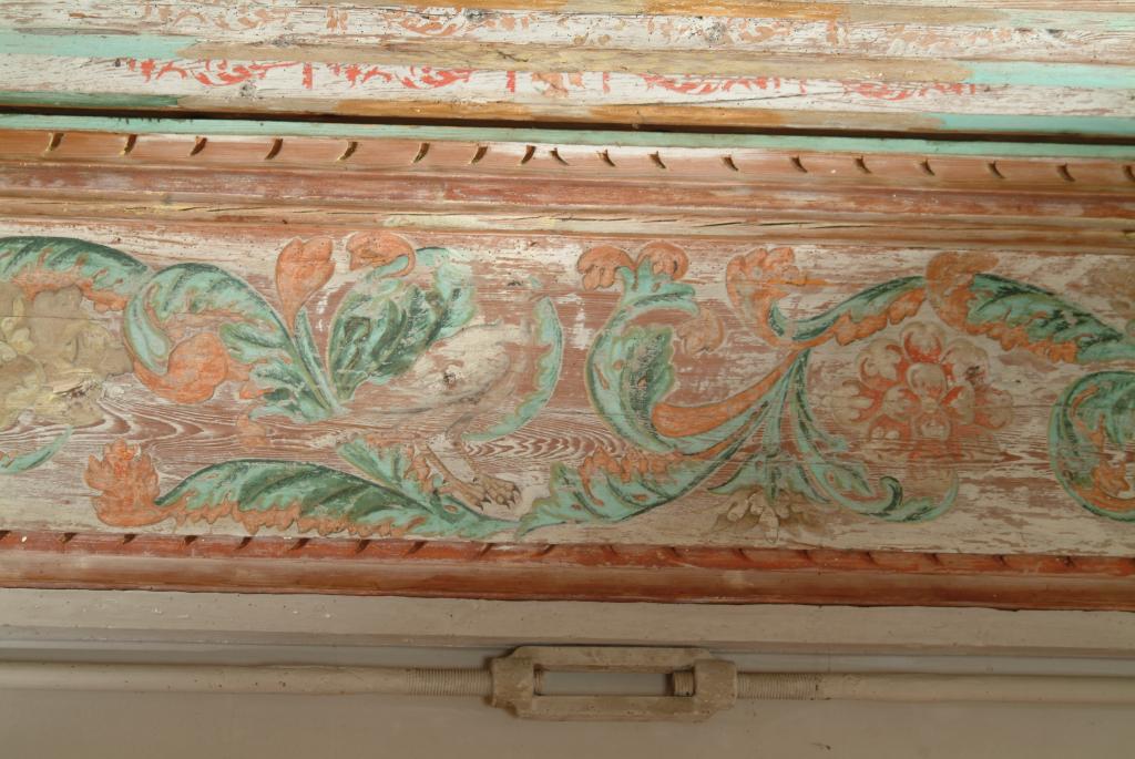 plafond peint du grand salon