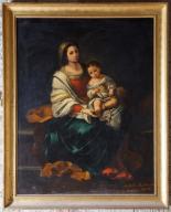 tableau : Vierge à l'Enfant.