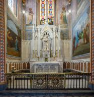 clôture d'autel de la chapelle de la Vierge