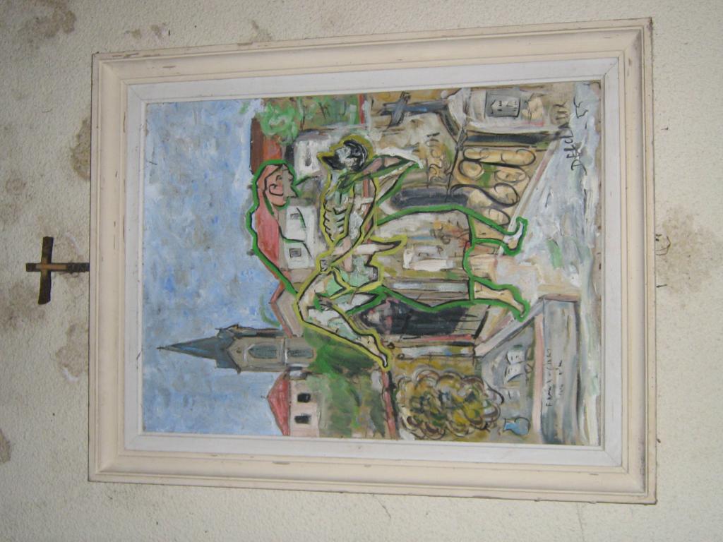 chemin de croix : ensemble de 14 tableaux