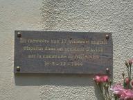 plaque commémorative de la guerre de 1939-1945