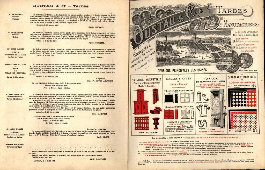 usine de céramique dite Oustau