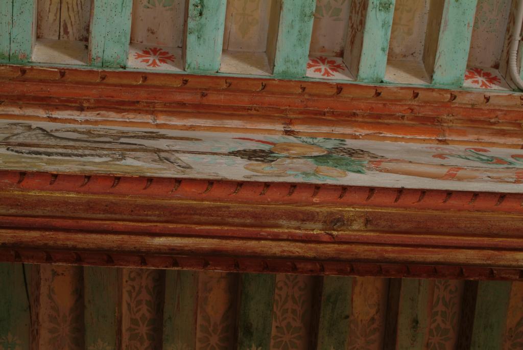 plafond peint du grand salon