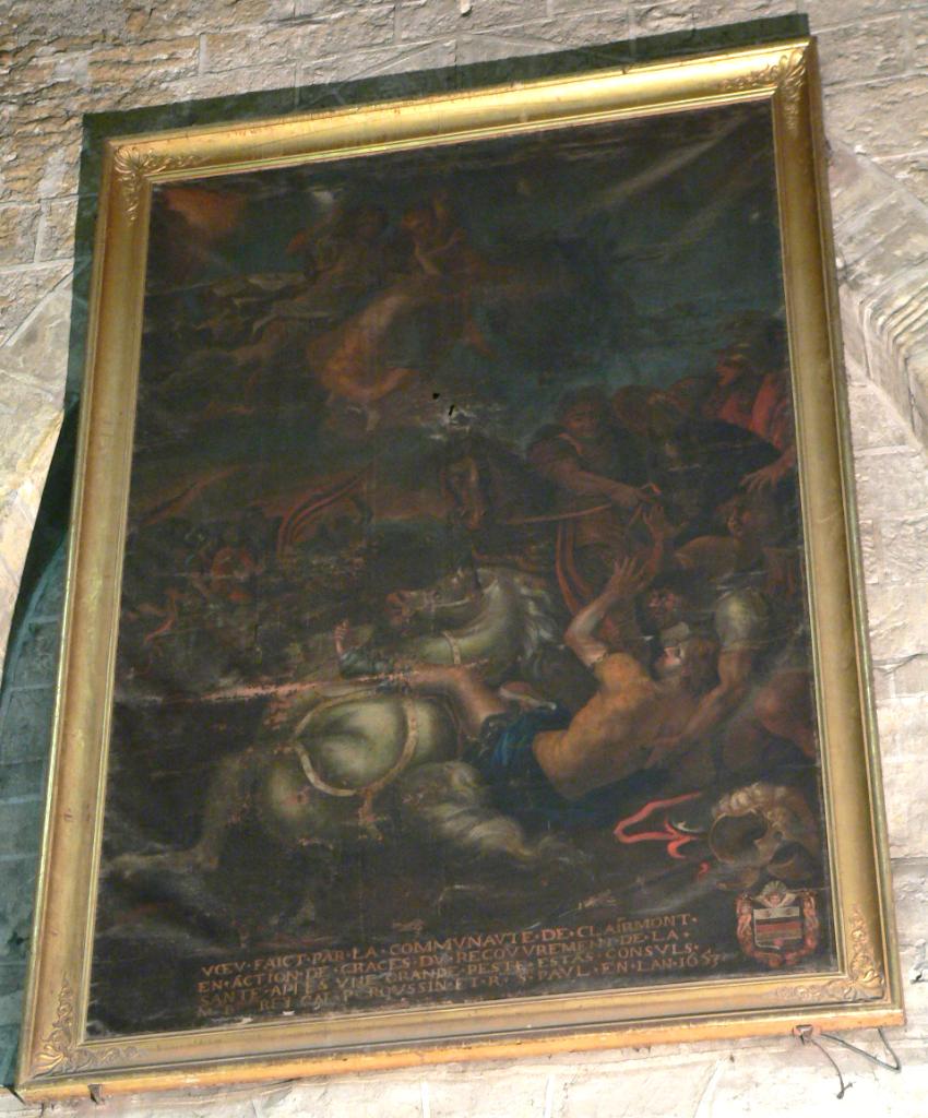 tableau, ex-voto : saint Paul sur le chemin de Damas