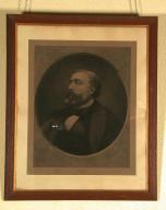 gravure : portrait de Gambetta