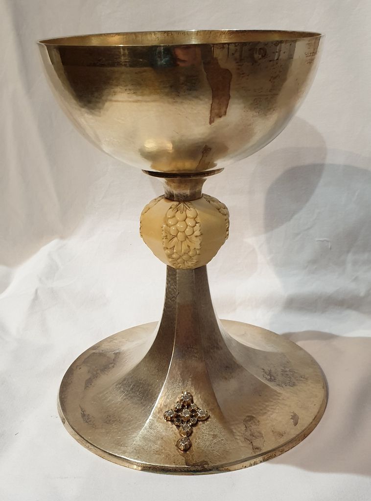 calice et patène n° 2, avec boîte de calice