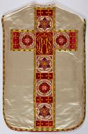 ornement liturgique catholique blanc