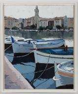 tableau : port de Sète et vue de la CCI