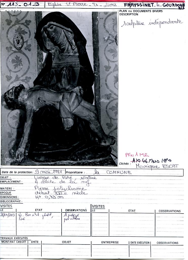 statue : Piéta