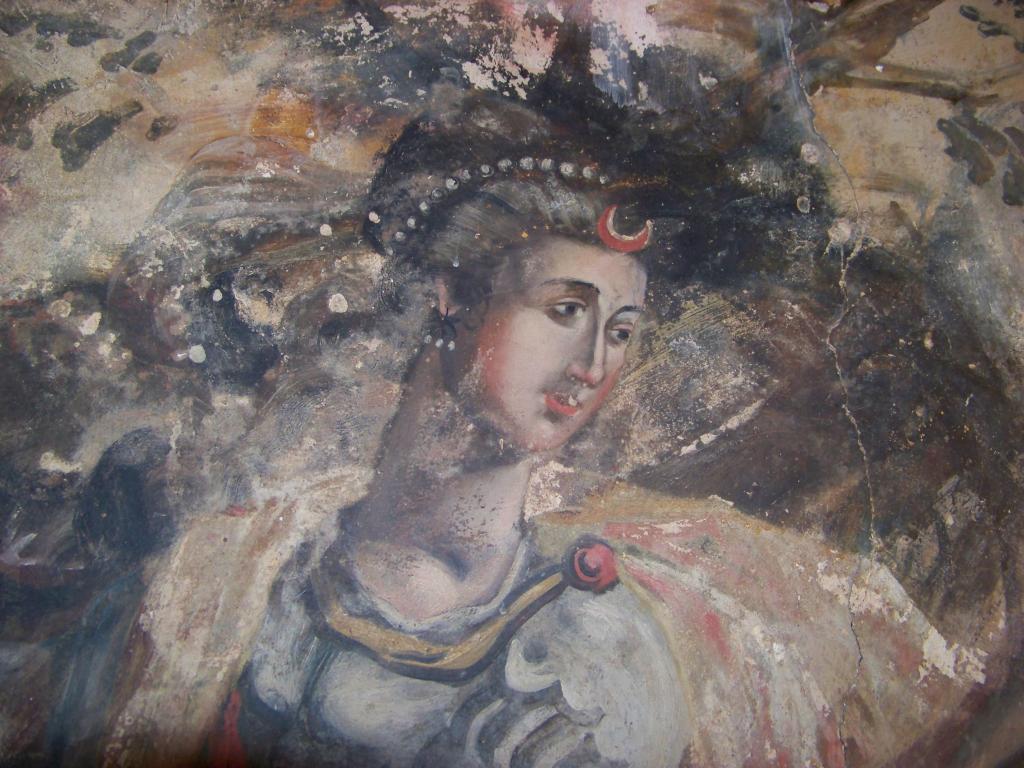 Les peintures murales du studiolo