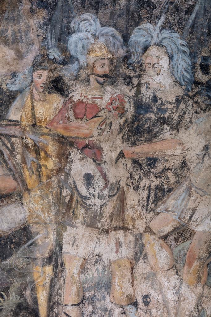 Les peintures murales du studiolo