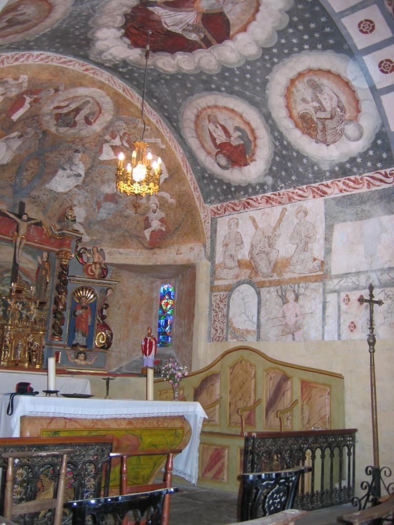 peinture monumentale : Les Docteurs de l'Eglise et les Evangélistes