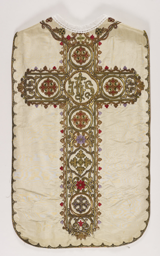 ornement liturgique catholique blanc
