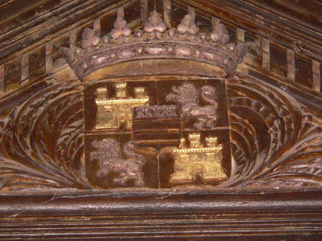 retable du maître-autel, avec tableau de La Crucifixion