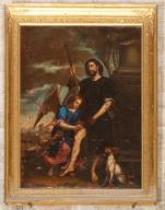tableau : saint Roch et l'ange