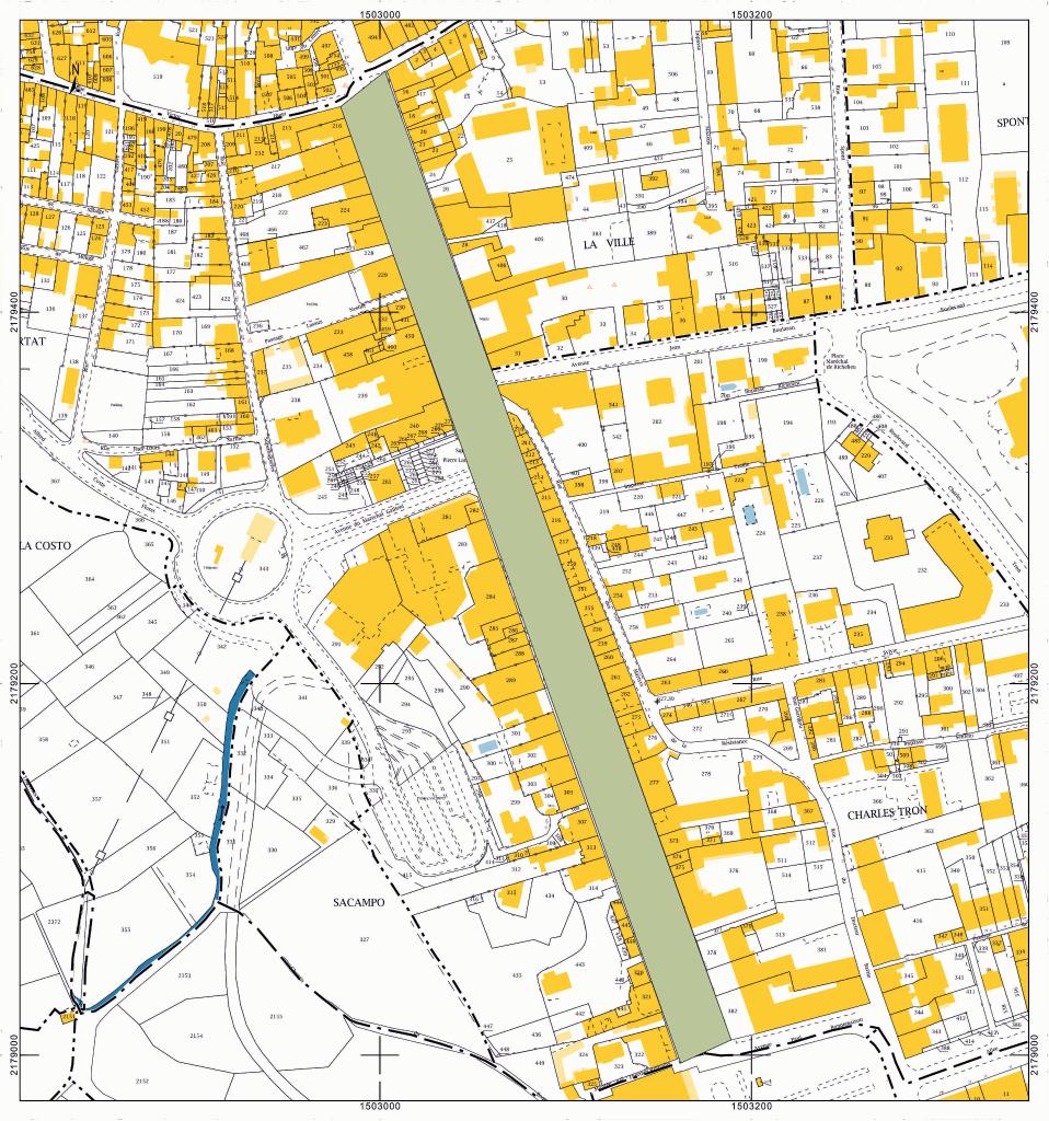 rue dite allée des Bains puis d'Etigny