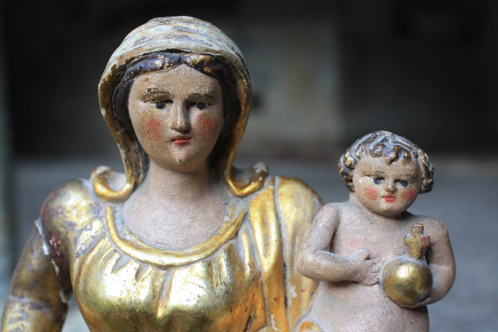 statuette : Vierge à l'Enfant