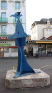 statue : la palombe bleue